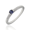 Fehér arany gyűrű 53-as méret - B52359